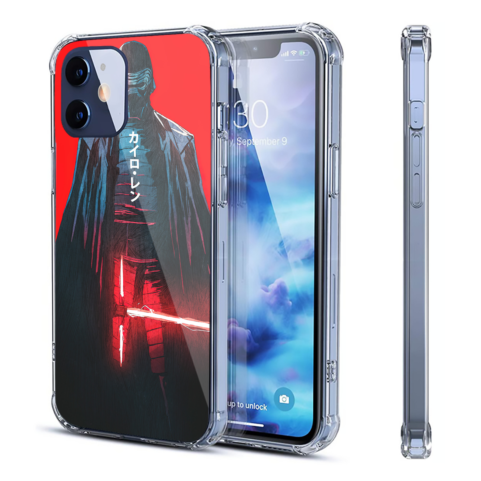 （画像用） スター・ウォーズ Star Wars 【iPhone 12シリーズ対応】透明スマホケース（クリアソフトケース）